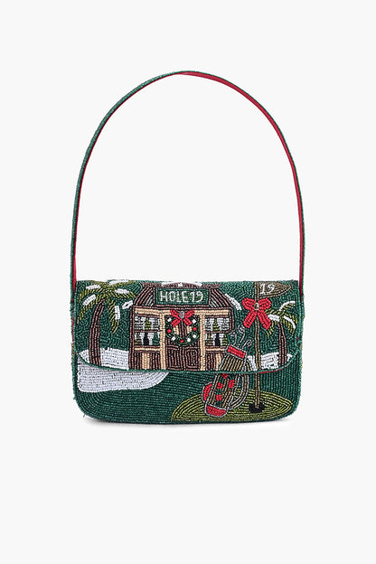 19th Hole Beaded Shoulder Bag