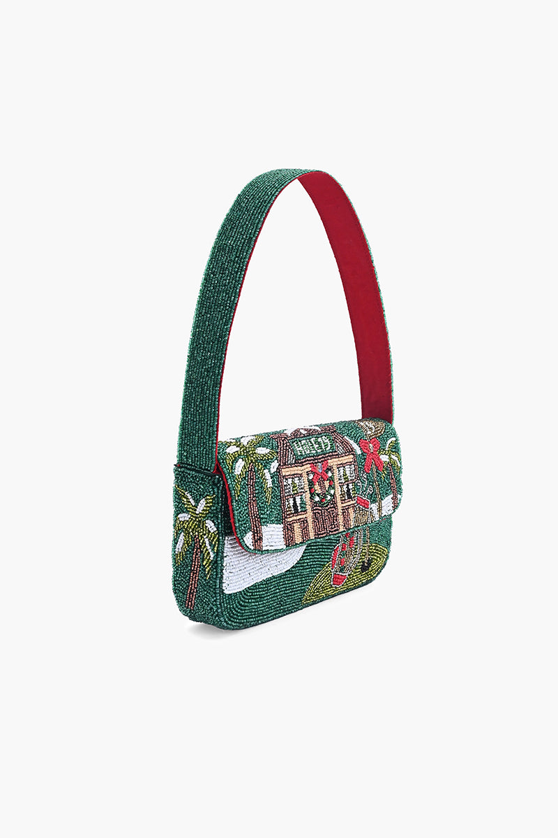 19th Hole Beaded Shoulder Bag