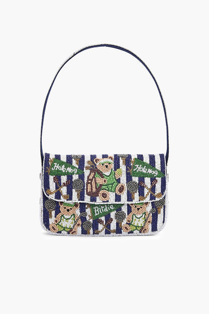 Birdie Bear Beaded Shoulder Bag