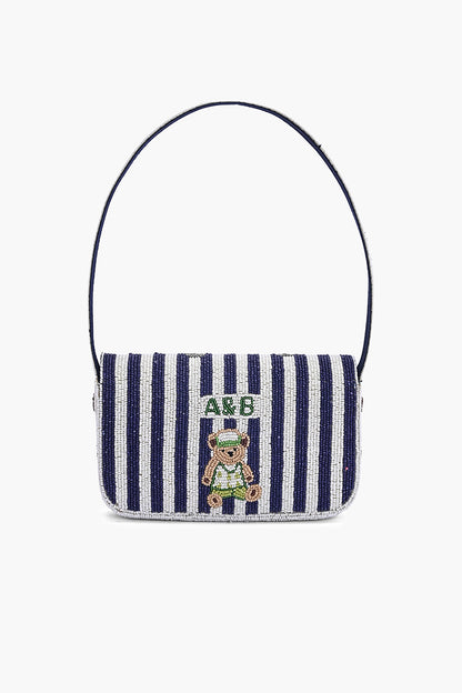 Birdie Bear Beaded Shoulder Bag