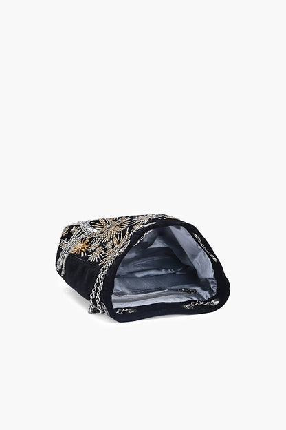 Twilight Radiance Beaded Bag