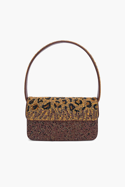 Wild Leo Chic Beaded Shoulder Bag