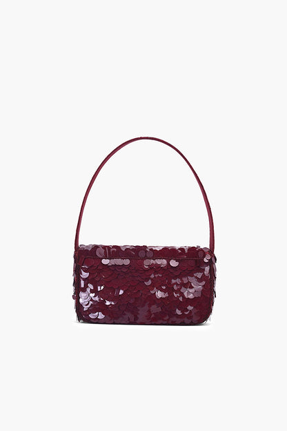Mermaid Mist Crimson Shoulder Bag