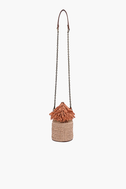 Palm Roof Hut Raffia Crossbody