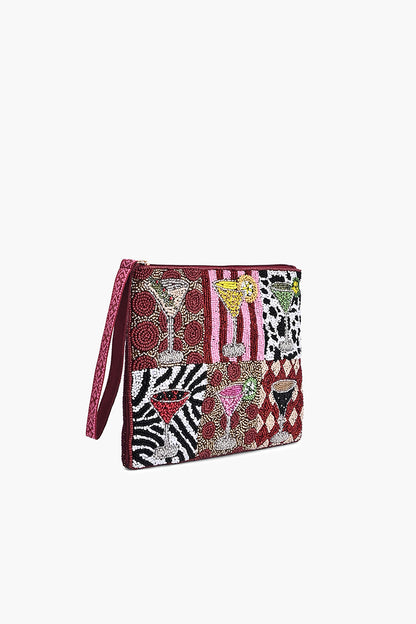 The Cocktail Hour Wristlet Clutch
