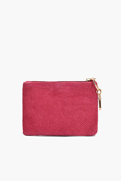 Fuschia Mosaic Coin Pouch
