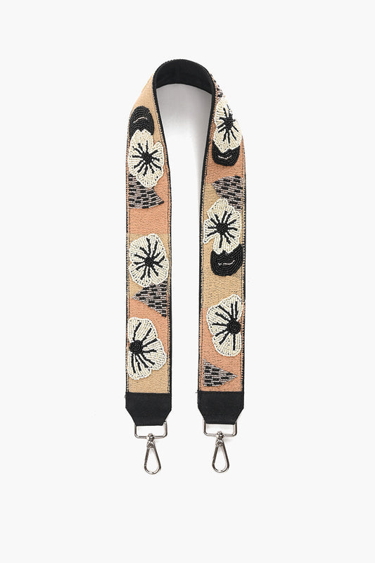 BagStrap Natural-Winter Floral