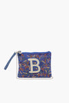 K Initial Embellished Pouch with Coin Bag