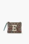 B Initial Embellished Pouch with Coin Bag