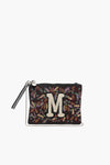 K Initial Embellished Pouch with Coin Bag