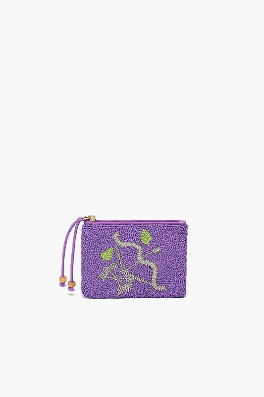 Celestial Beaded Zodiac Coin Purse-Sagittarius