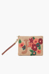 S Personalized Initial Embellished Wristlet Pouch