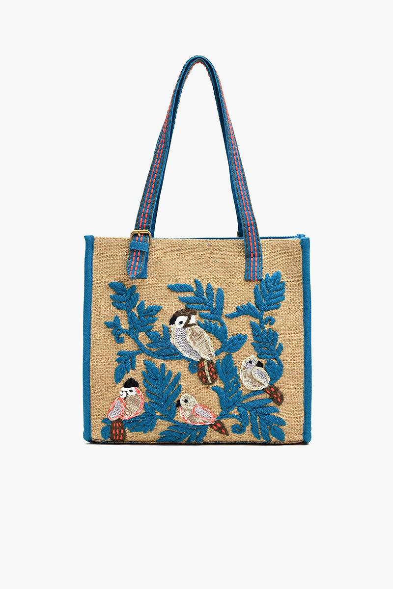 Adorable Creature Tote Beaded Tote-Beautiful Birds Songbird Symphony