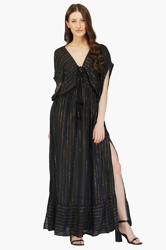 Set of 6 Obsidian Stripe Maxi Dress (S,M,L)