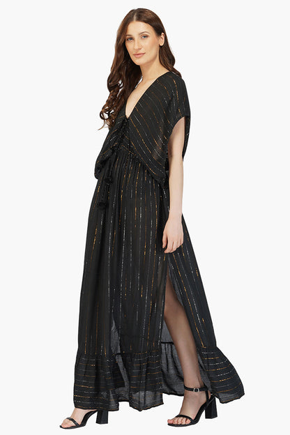 Set of 6 Obsidian Stripe Maxi Dress (S,M,L)