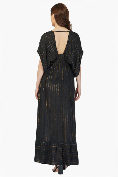 Set of 6 Obsidian Stripe Maxi Dress (S,M,L)