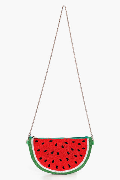 Watermelon Slushe half round Clutch