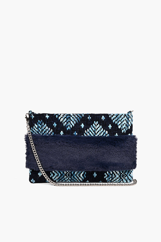 Faux Fur Clutch Lake Effect