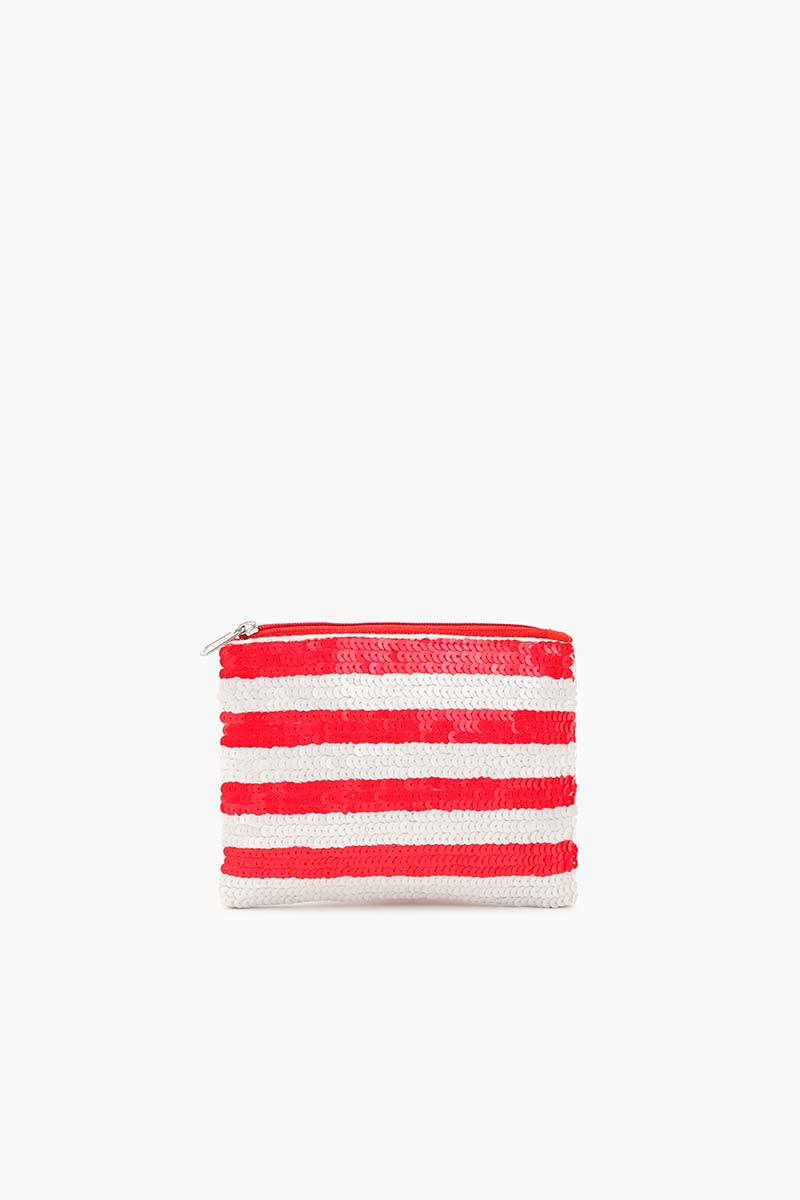 Set of 6 July 4th Special Embroidered Small Zip Pouch