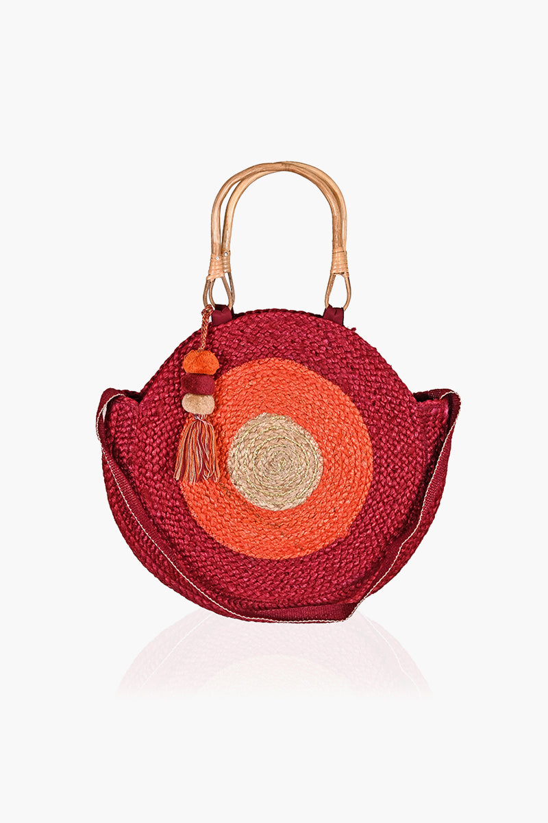 Fiesta Garnet Trio Round Handbag