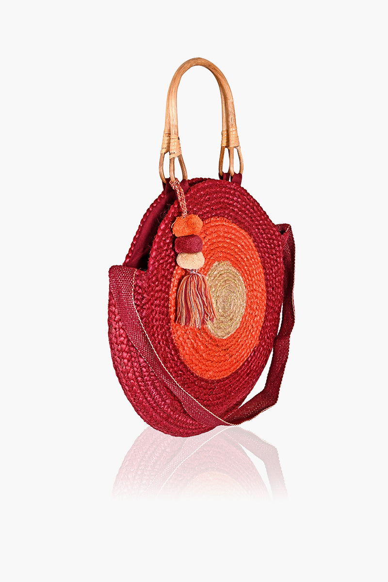 Fiesta Garnet Trio Round Handbag