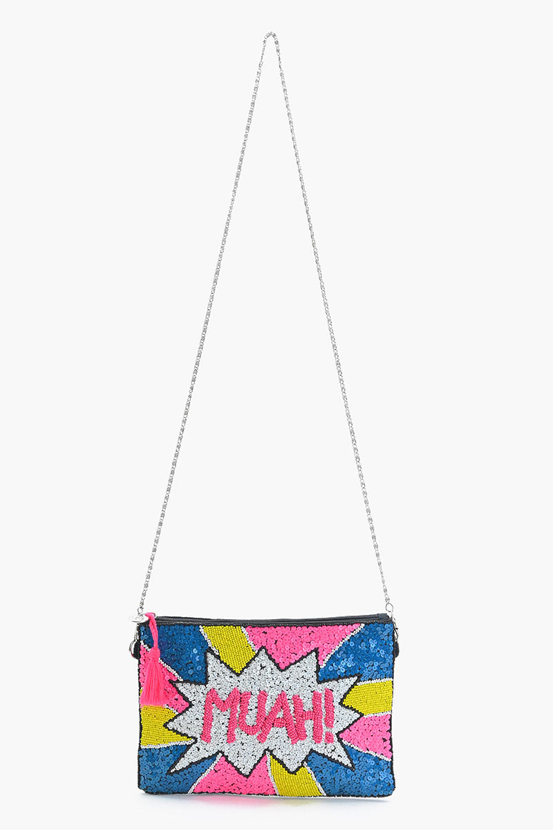 Muah  Embellished Clutch