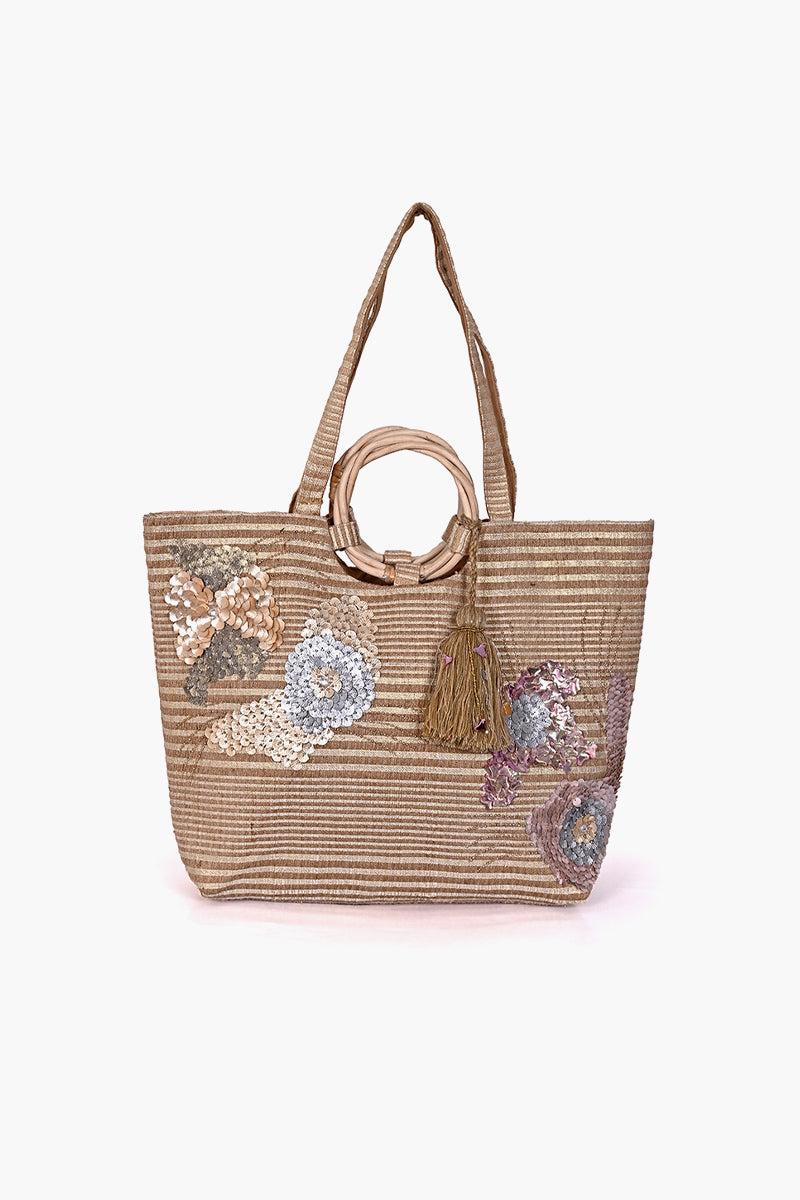 Fluro Blast Jute Tote