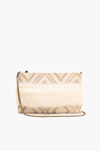 Faux Fur Clutch Snow White