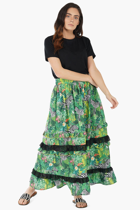 Set of 6 Serengeti Style Maxi Skirt (S,M,L)