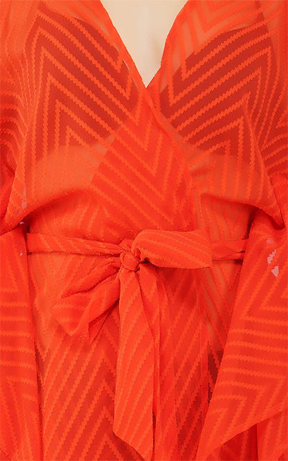 Red Carpet Ready Open Front Kimono