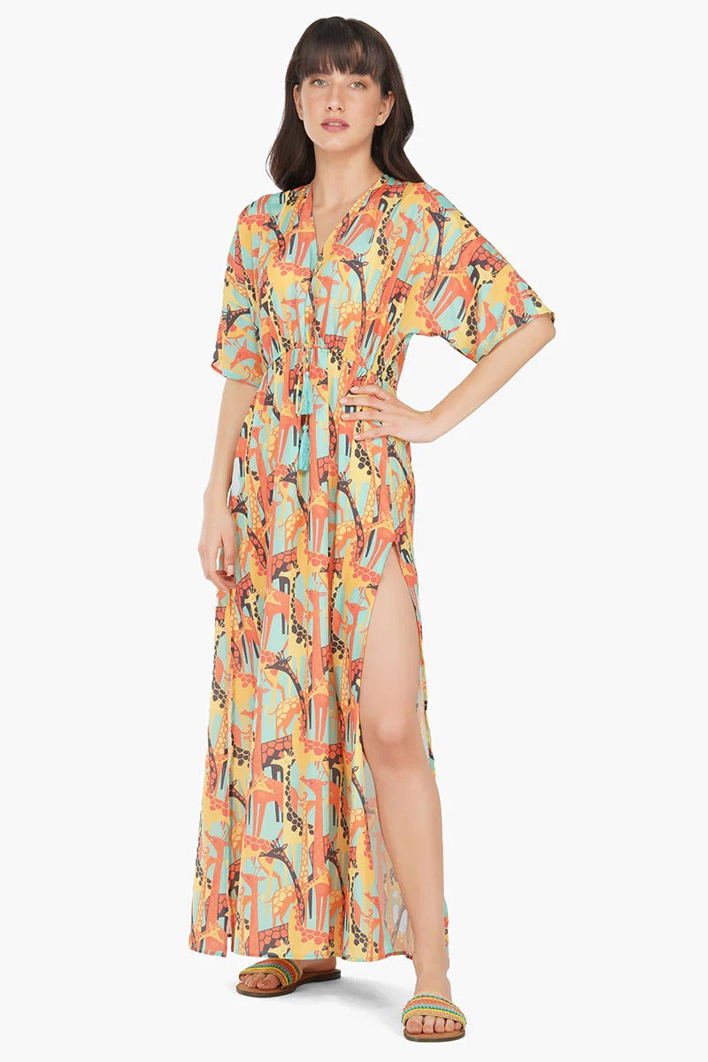 Set of 6 South African Style Maxi Wrap Dress (S,M,L)