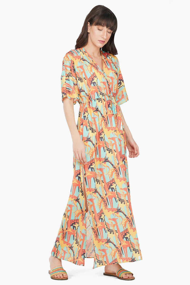 Set of 6 South African Style Maxi Wrap Dress (S,M,L)