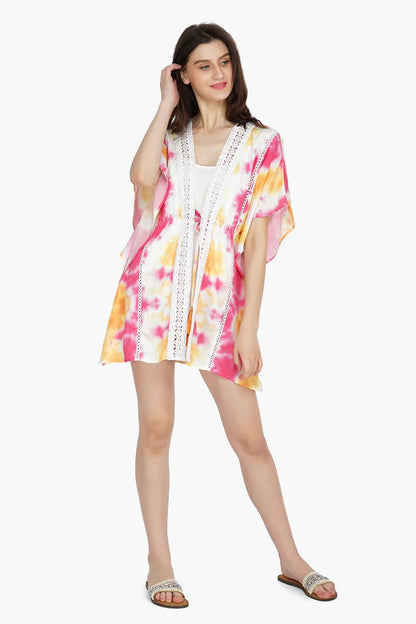 Set of 6 Sunrise Tie Dye Cover Up (S,M,L)