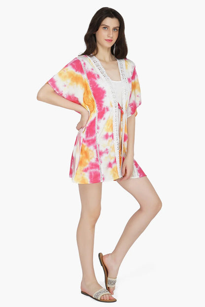 Set of 6 Sunrise Tie Dye Cover Up (S,M,L)