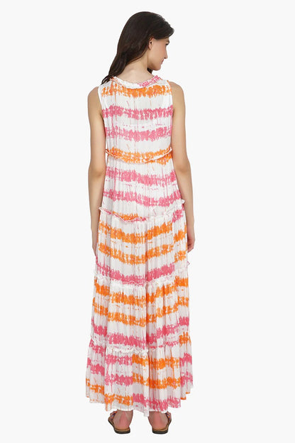 Set of 6 Reva Tie Dye Maxi Dress (S,M,L)