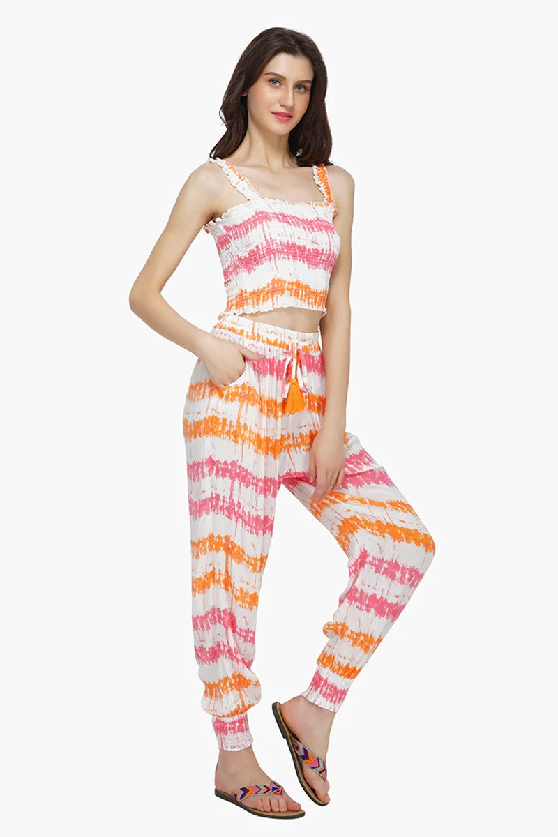 Set of 6 Reva Tie Dye Lounge Pants (S,M,L)