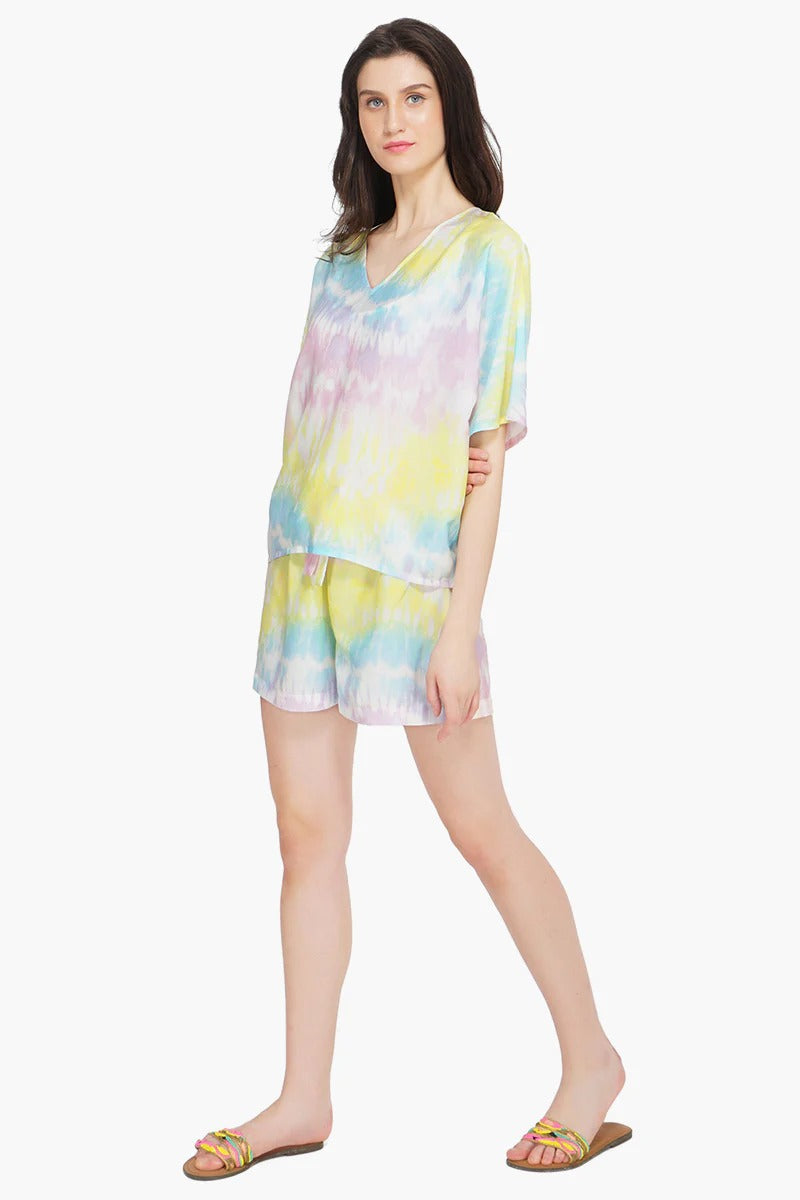 Set of 6 Rainbow Tie Dye Top (S,M,L)