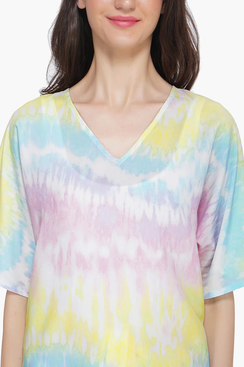 Set of 6 Rainbow Tie Dye Top (S,M,L)