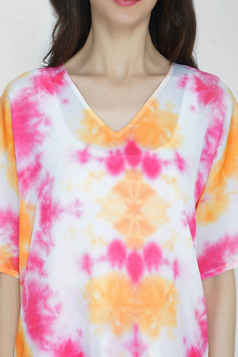 Set of 6 Sunrise Tie Dye Top (S,M,L)