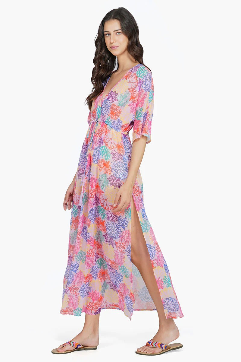 Set of 6 Mauve Sedge Rush Maxi Dress (S,M,L)