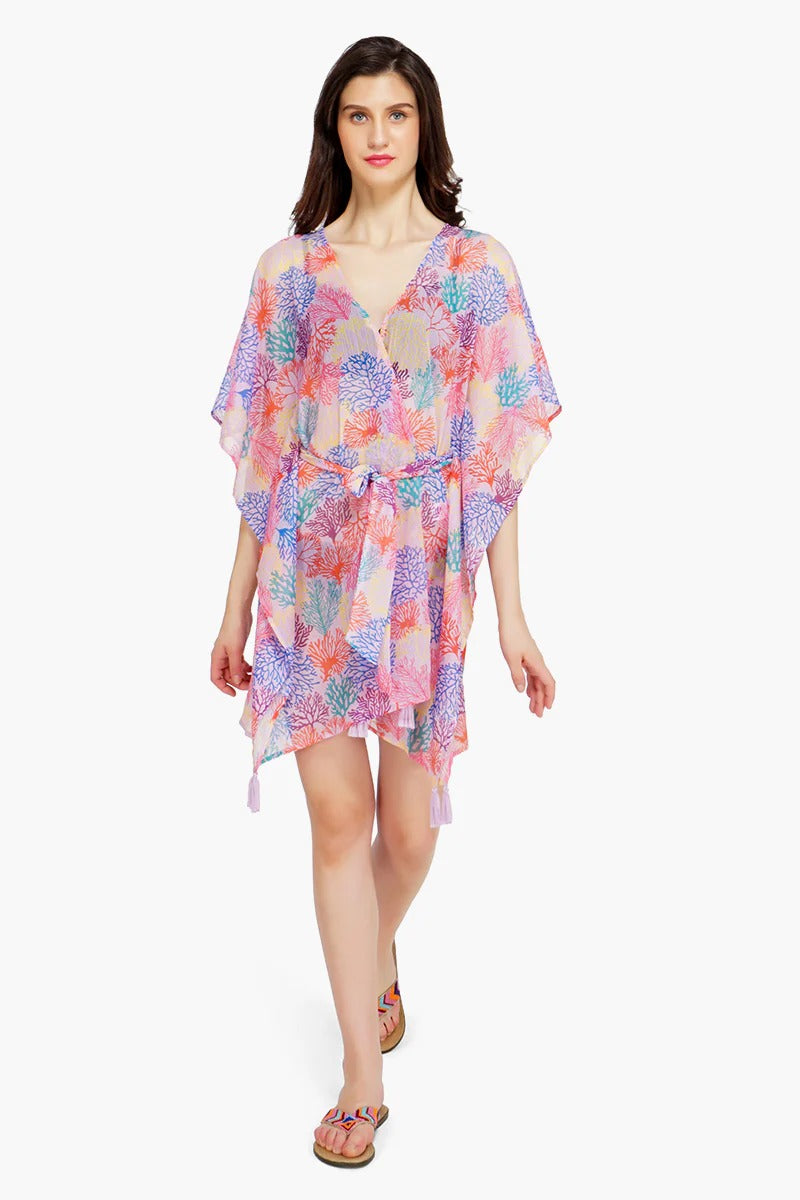 Set of 6 Mauve Sedge Rush Cover Up (S,M,L)