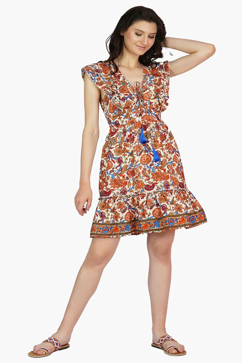 Set of 6 Serena Floral Mini Dress (S,M,L)