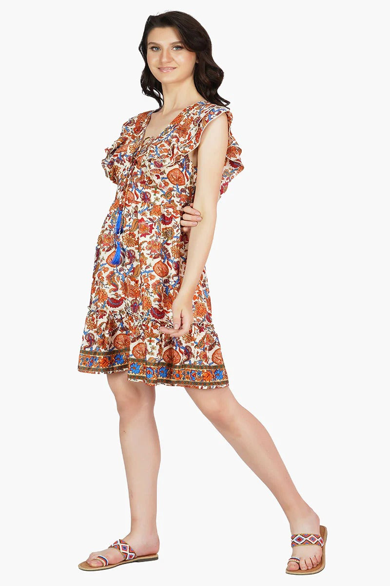 Set of 6 Serena Floral Mini Dress (S,M,L)