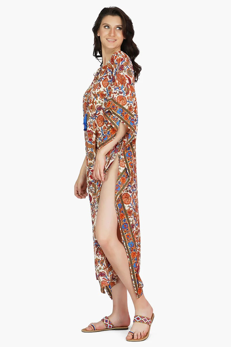 Set of 6 Serena Floral Kaftan (S,M,L)