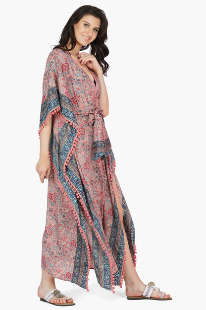 Set of 6 Nina Maxi Kimono Cover Up (S,M,L)