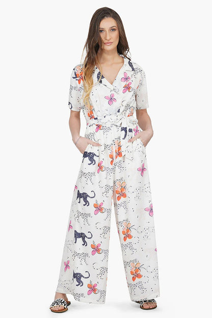 Set of 6 Jaguar Floral Jumpsuit (S,M,L)