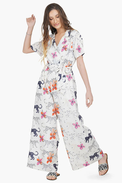 Set of 6 Jaguar Floral Jumpsuit (S,M,L)