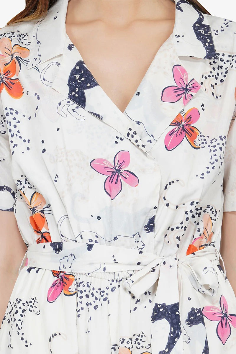Set of 6 Jaguar Floral Jumpsuit (S,M,L)