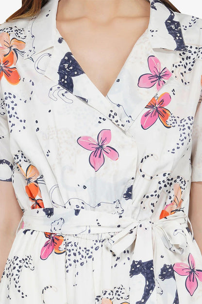 Set of 6 Jaguar Floral Jumpsuit (S,M,L)