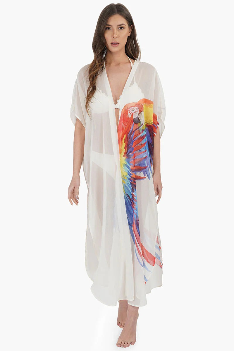 Set of 6 Parrot in Paradise Cover Up (S,M,L)